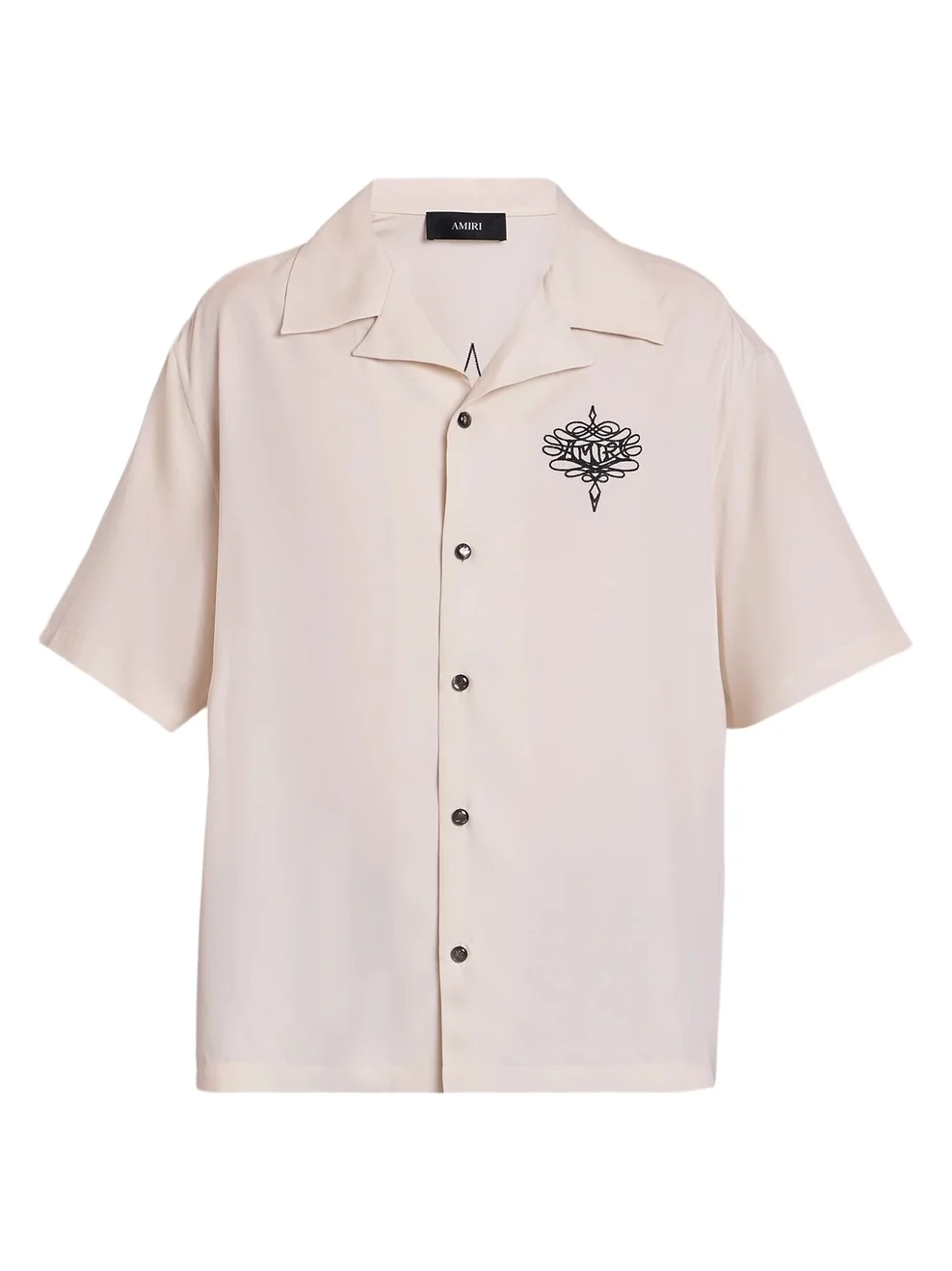 AMIRI Men's Lasso Logo-Embroidered Camp Shirt
