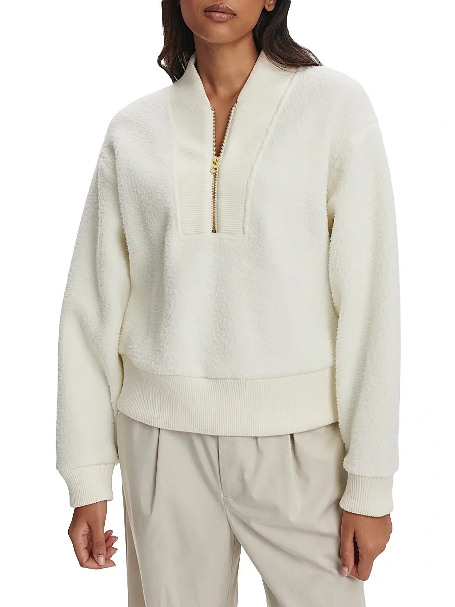 Varley Women's Mumford Fleece Half-Zip Pullover | Thumbnail 6 Varley Women's Mumford Fleece Half-Zip Pullover | Thumbnail 6