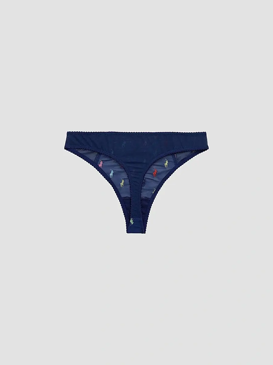 Polo Ralph Lauren Women's Embroidered Pony Thong | Thumbnail 2 Polo Ralph Lauren Women's Embroidered Pony Thong | Thumbnail 2