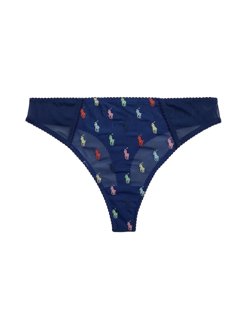 Polo Ralph Lauren Women's Embroidered Pony Thong
