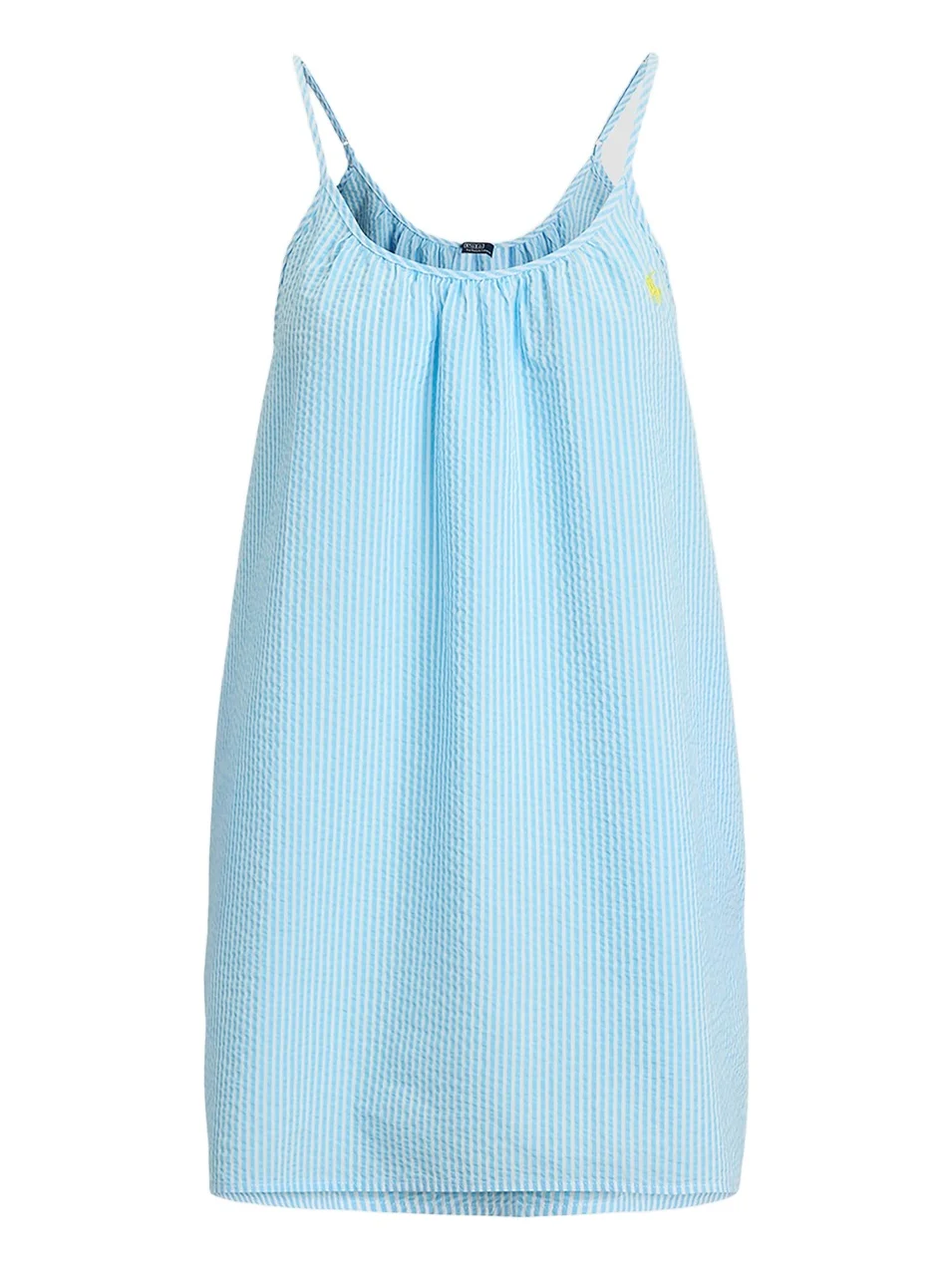 Women's Scallop Seersucker Slipdress