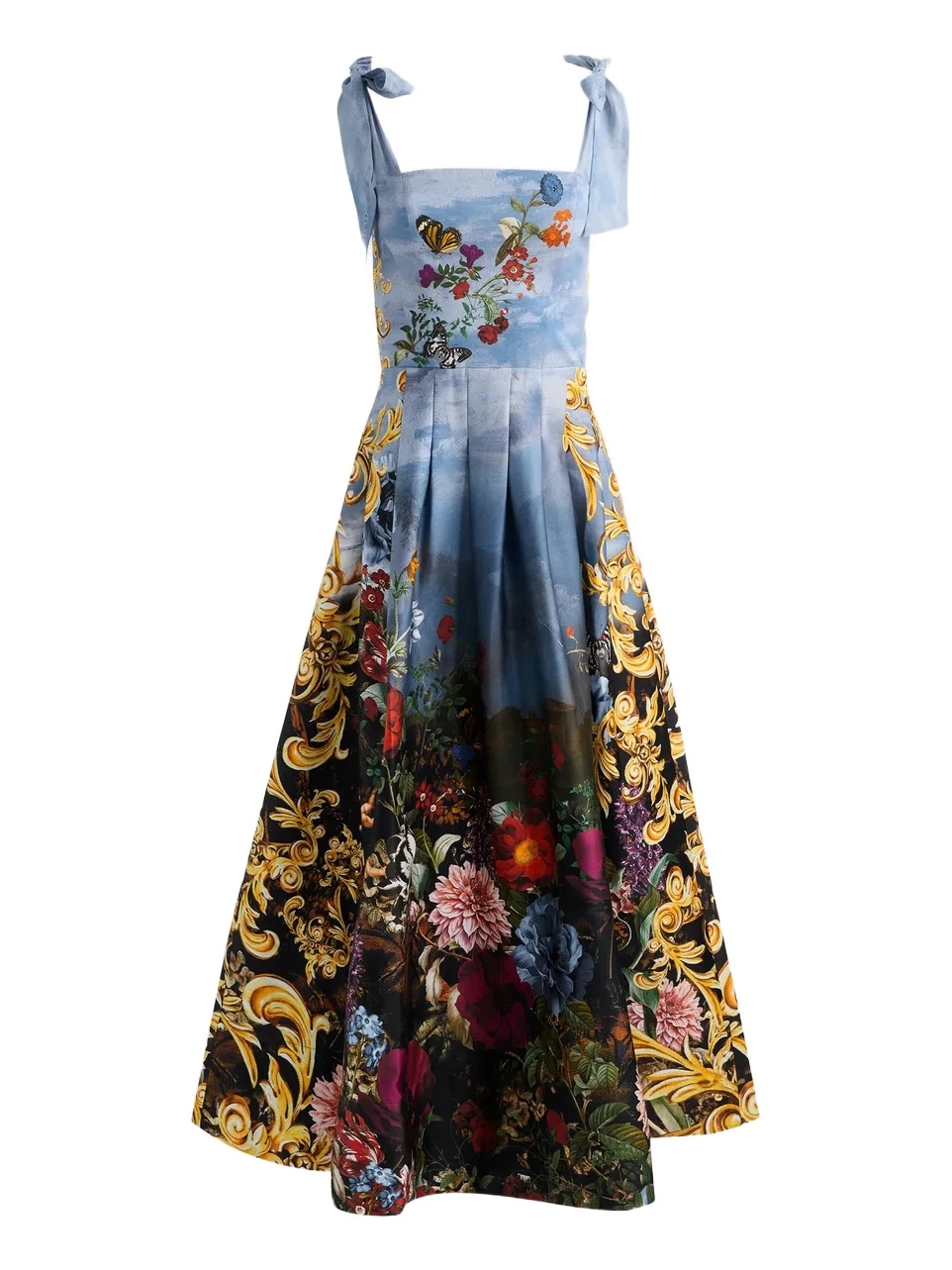Women's Alpine Dawn Floral A-Line Maxi Dress Women's Alpine Dawn Floral A-Line Maxi Dress