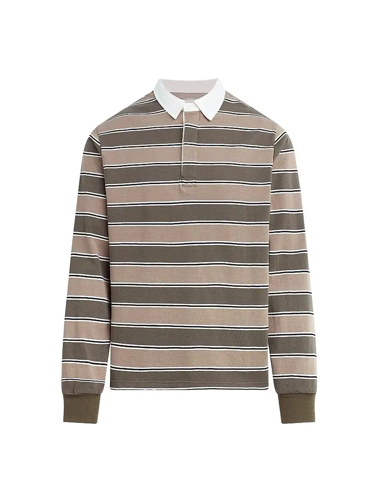Joe's Jeans Men's Striped Cotton Rugby Shirt