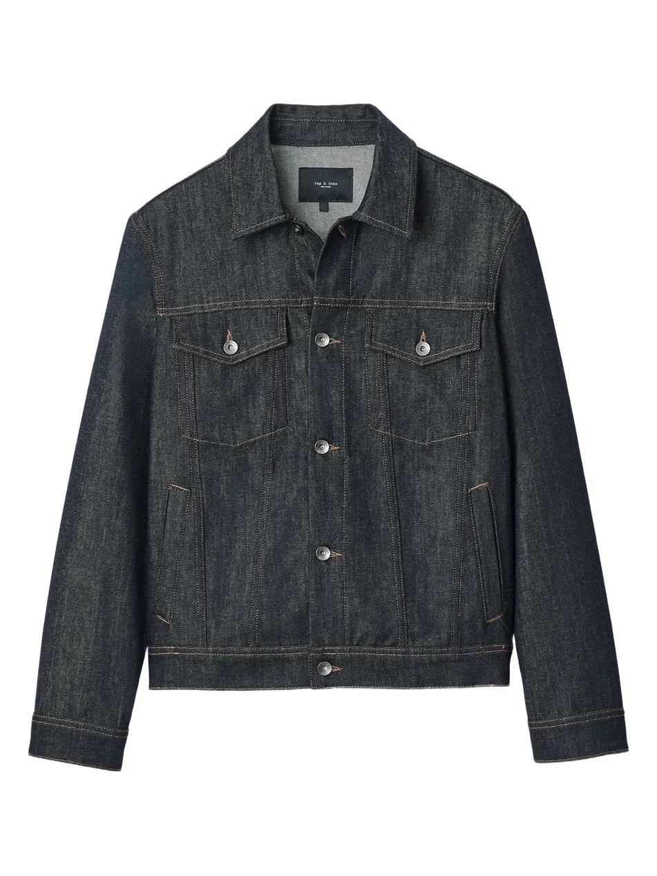 Men's Cotton Denim Trucker Jacket Men's Cotton Denim Trucker Jacket