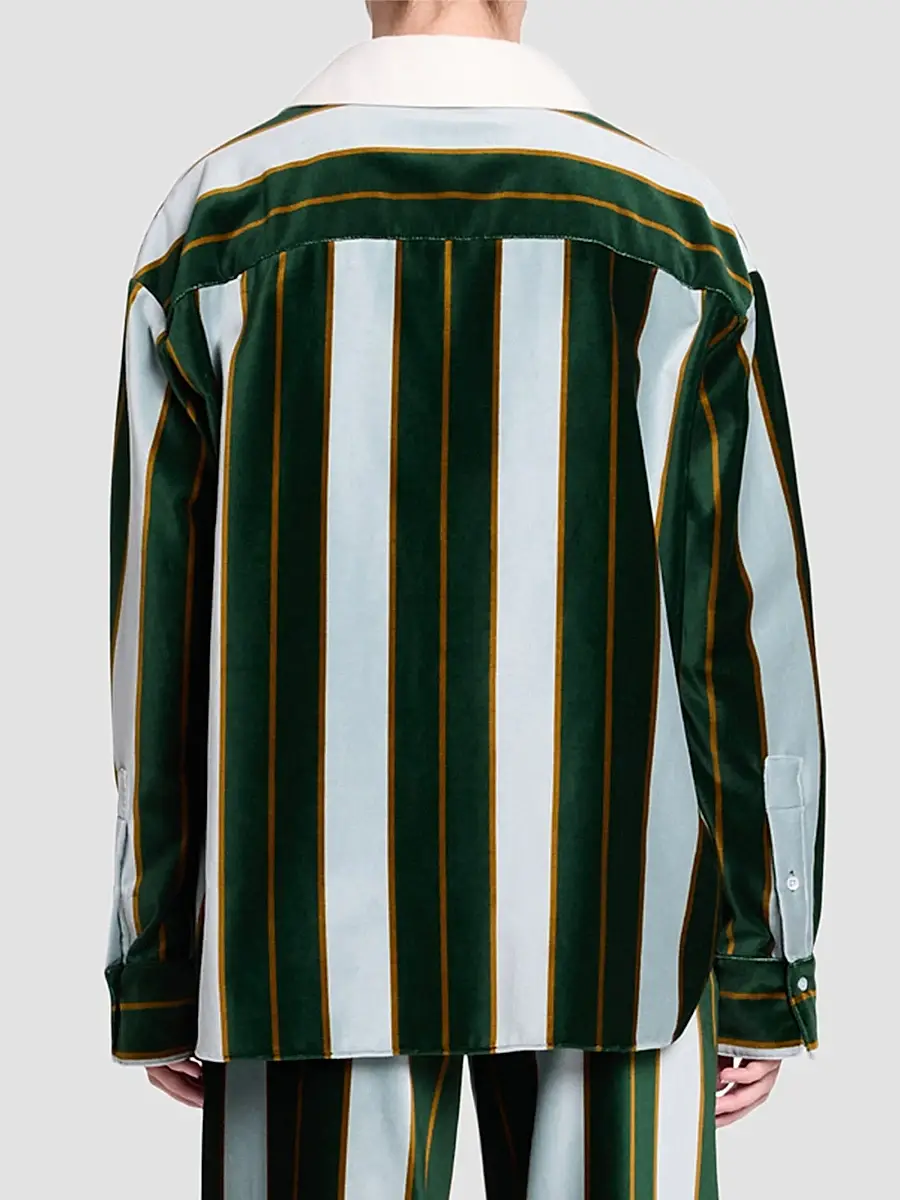 TWP Women's A Case Of You Striped Cotton Blouse | Thumbnail 3 TWP Women's A Case Of You Striped Cotton Blouse | Thumbnail 3