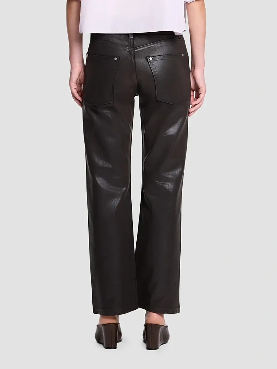 TWP Women's Kent Coated Denim Straight-Leg Jeans | Thumbnail 3 TWP Women's Kent Coated Denim Straight-Leg Jeans | Thumbnail 3