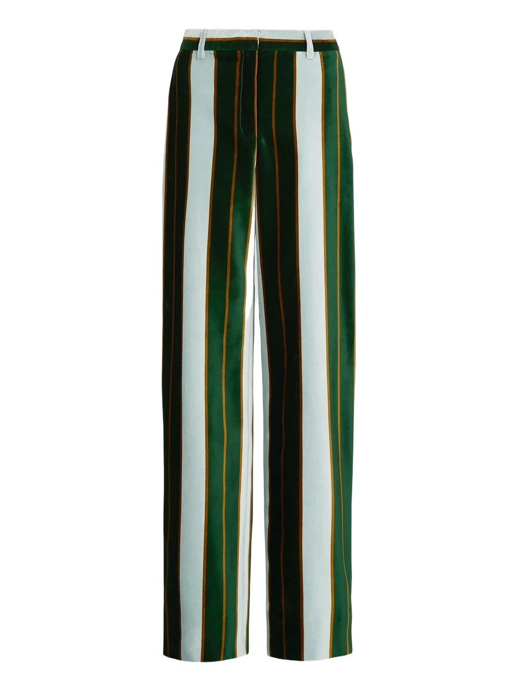 TWP Women's Isla Striped Cotton Wide-Leg Pants