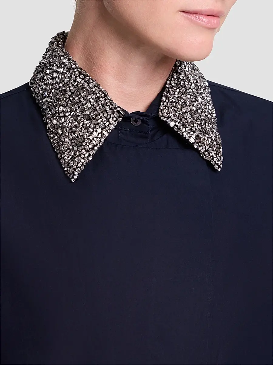 TWP Women's New Chapter Crystal-Collar Cotton Shirt | Thumbnail 5 TWP Women's New Chapter Crystal-Collar Cotton Shirt | Thumbnail 5