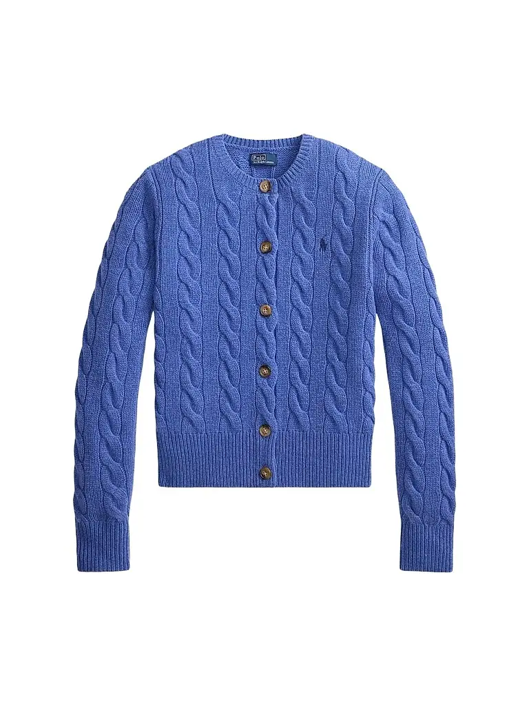 Women's Cable-Knit Wool-Cashmere Cardigan