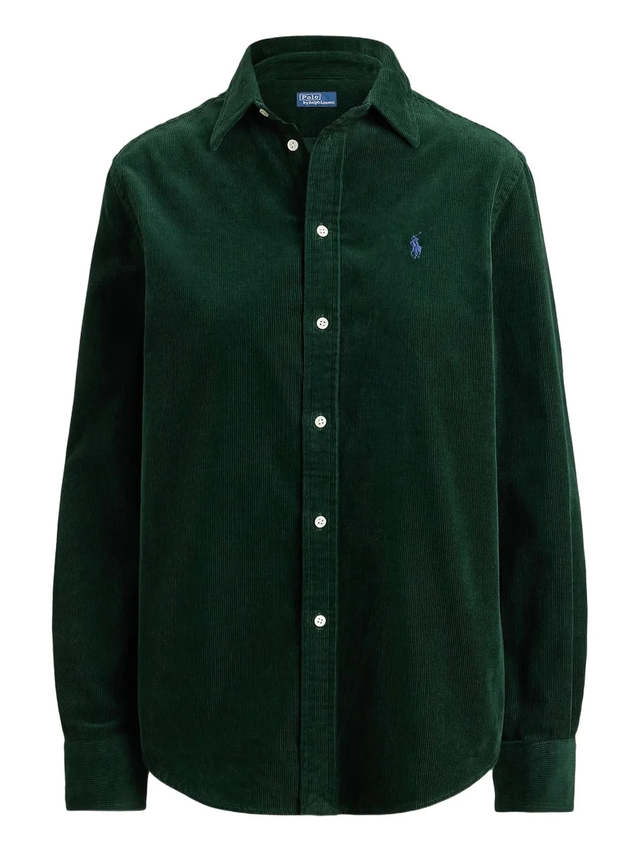 Polo Ralph Lauren Women's 14 Wale Corduroy Button-Front Shirt