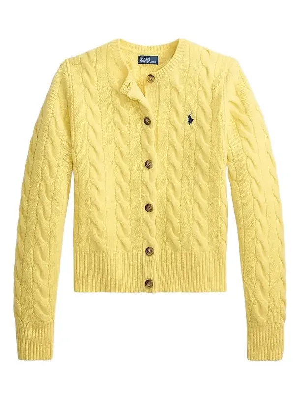 Women's Cable-Knit Wool-Cashmere Cardigan