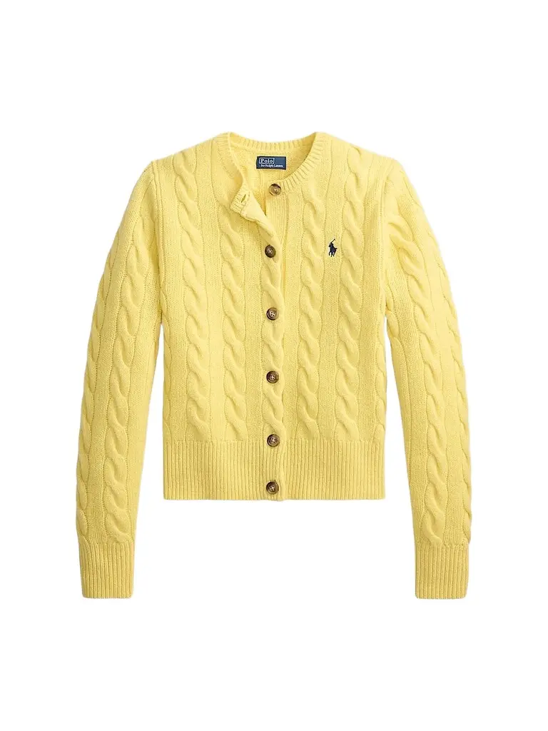 Polo Ralph Lauren Women's Cable-Knit Wool-Cashmere Cardigan
