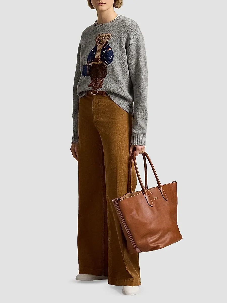 Polo Ralph Lauren Women's Polo Bear Wool-Cashmere Sweater | Thumbnail 2