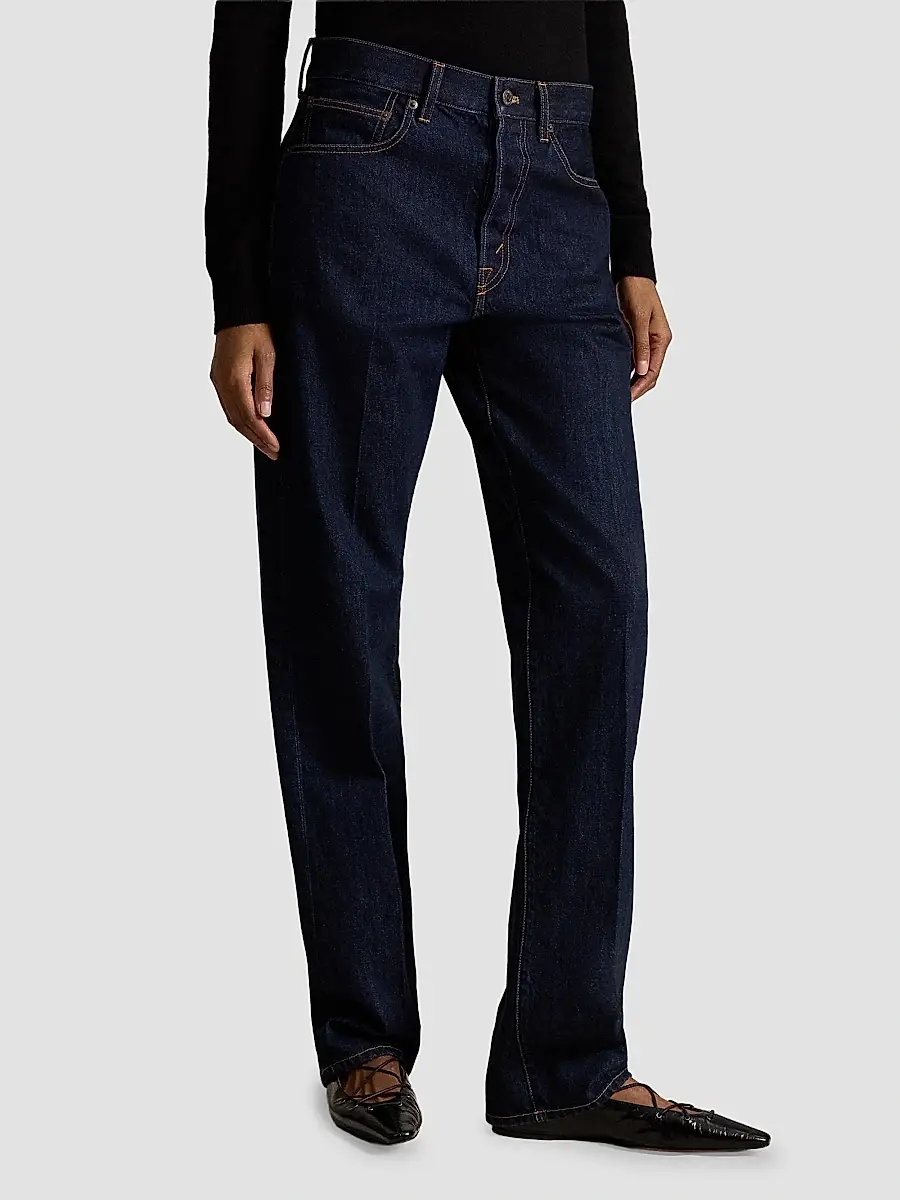 Polo Ralph Lauren Women's Cassis Five-Pocket Jeans | Thumbnail 4 Polo Ralph Lauren Women's Cassis Five-Pocket Jeans | Thumbnail 4