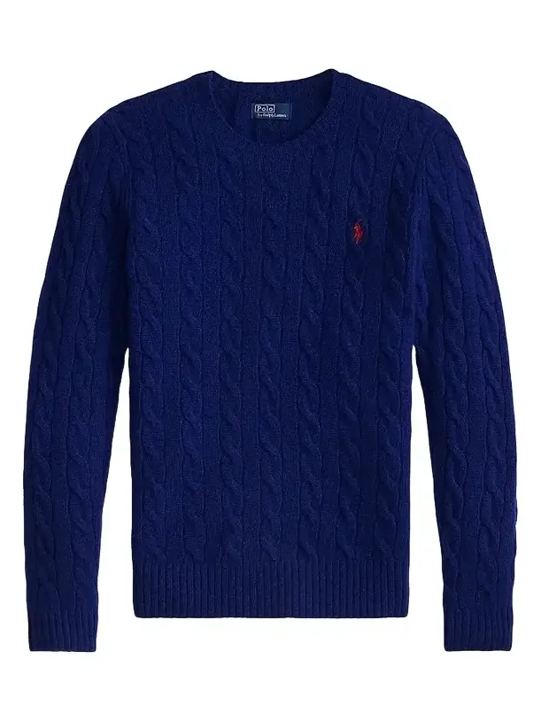 Women's Julianna Cable-Knit Wool-Cashmere Crewneck Sweater