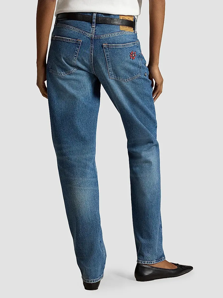 Polo Ralph Lauren Women's Relaxed Straight Jeans | Thumbnail 3