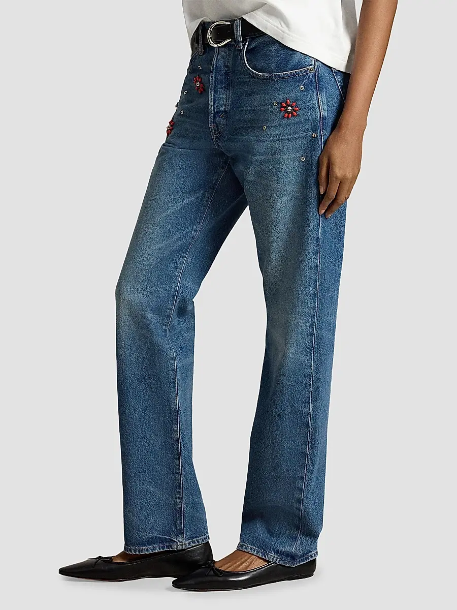 Polo Ralph Lauren Women's Relaxed Straight Jeans | Thumbnail 6