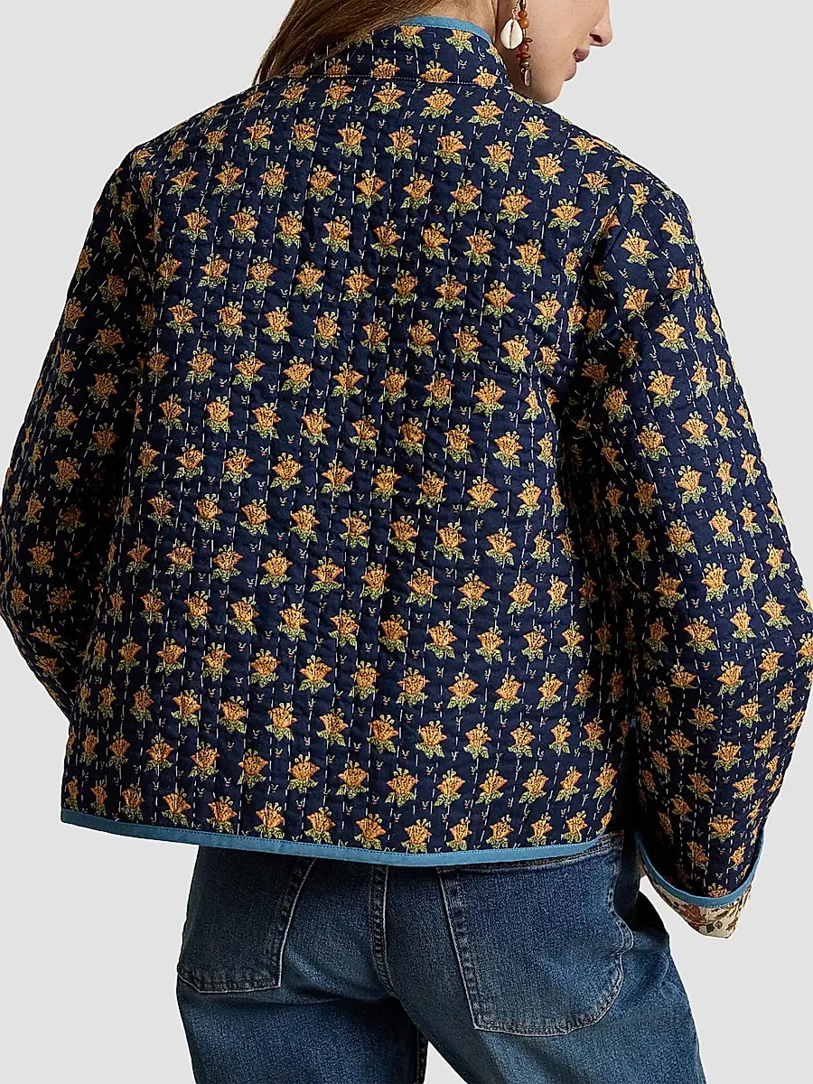 Polo Ralph Lauren Women's Reversible Quilted Cotton Jacket | Thumbnail 3 Polo Ralph Lauren Women's Reversible Quilted Cotton Jacket | Thumbnail 3