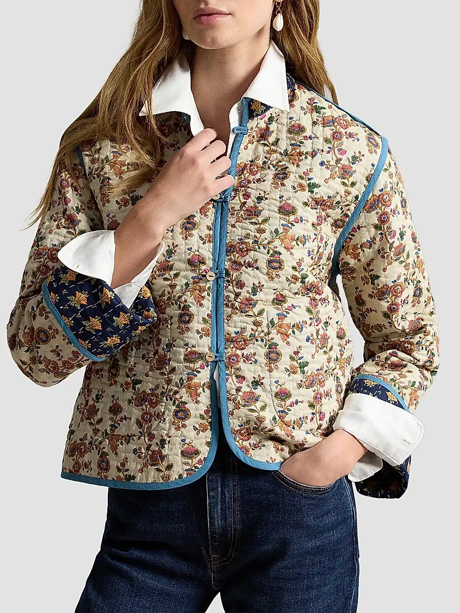 Polo Ralph Lauren Women's Reversible Quilted Cotton Jacket | Thumbnail 5 Polo Ralph Lauren Women's Reversible Quilted Cotton Jacket | Thumbnail 5