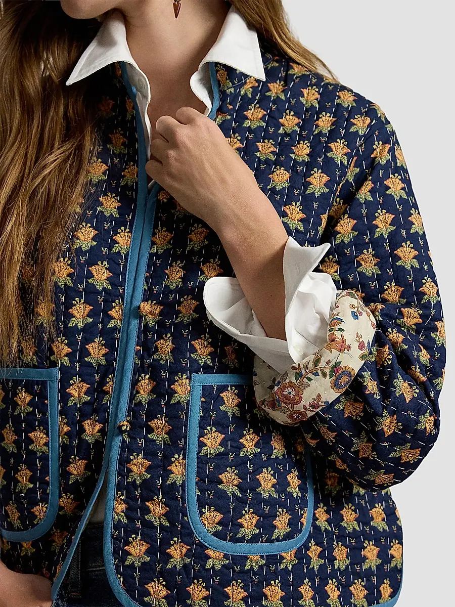 Polo Ralph Lauren Women's Reversible Quilted Cotton Jacket | Thumbnail 6 Polo Ralph Lauren Women's Reversible Quilted Cotton Jacket | Thumbnail 6