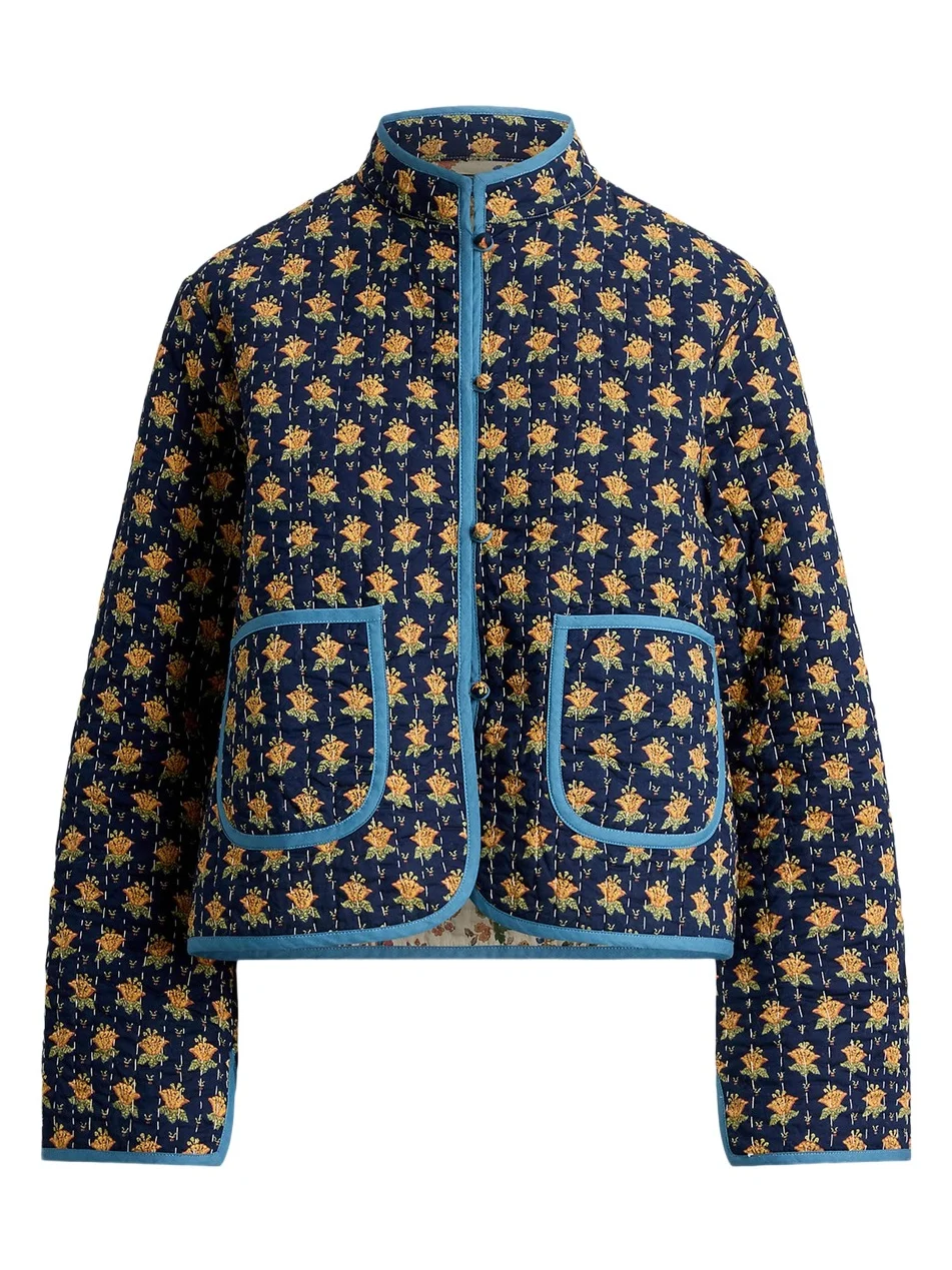 Women's Reversible Quilted Cotton Jacket Women's Reversible Quilted Cotton Jacket
