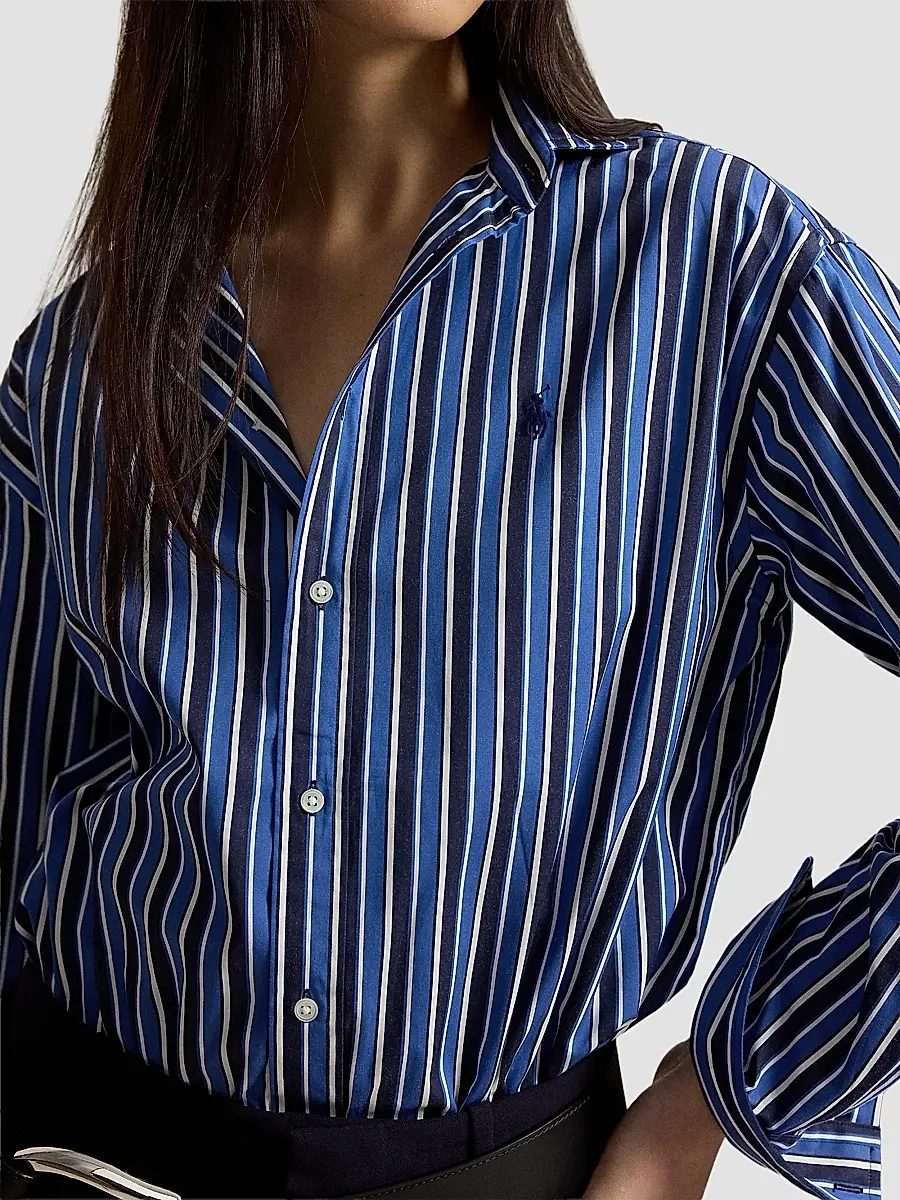 Polo Ralph Lauren Women's Ramsey Stripe Button-Front Shirt | Thumbnail 5