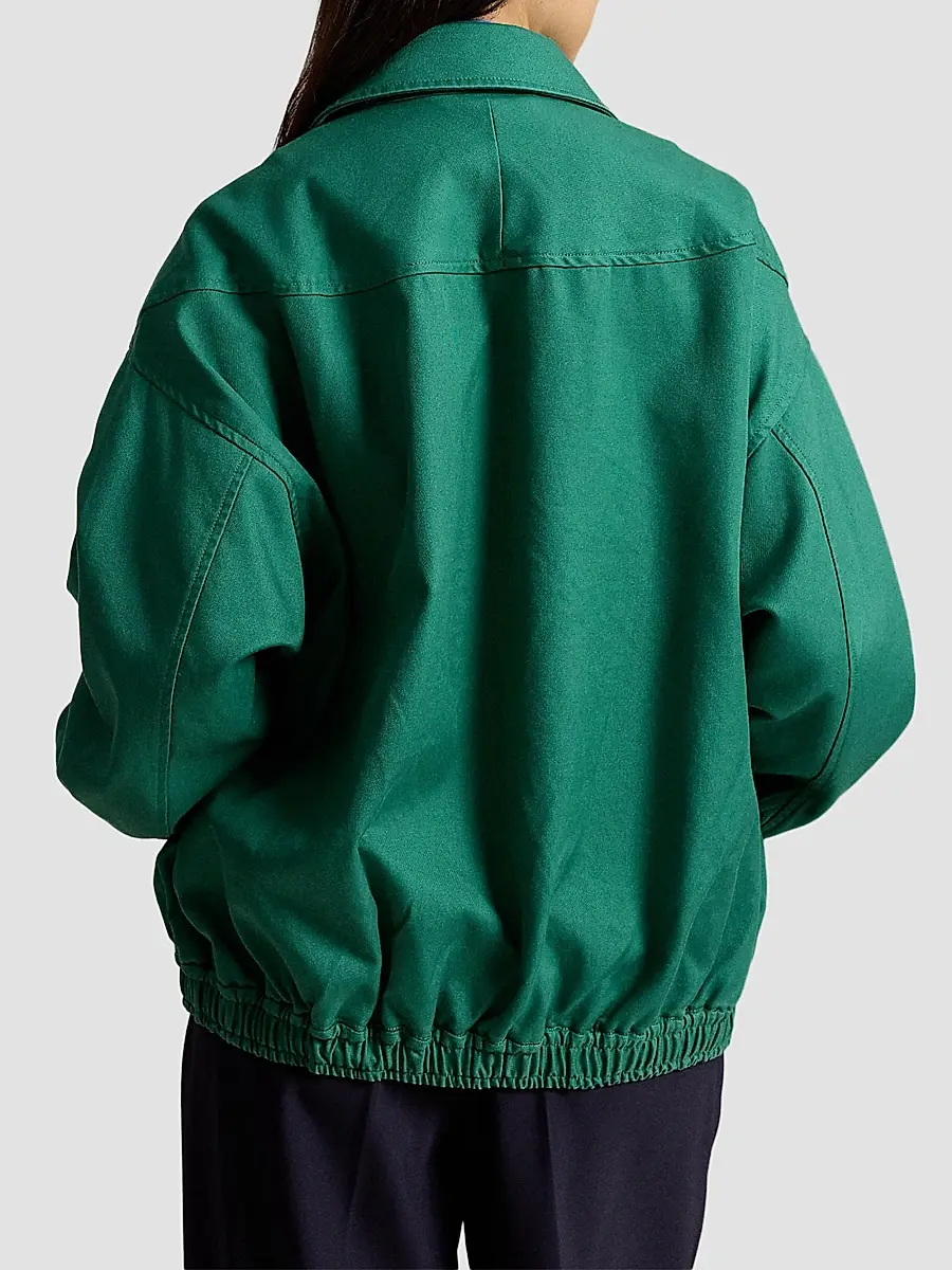 Polo Ralph Lauren Women's Oversized Cotton Windbreaker Jacket | Thumbnail 3 Polo Ralph Lauren Women's Oversized Cotton Windbreaker Jacket | Thumbnail 3