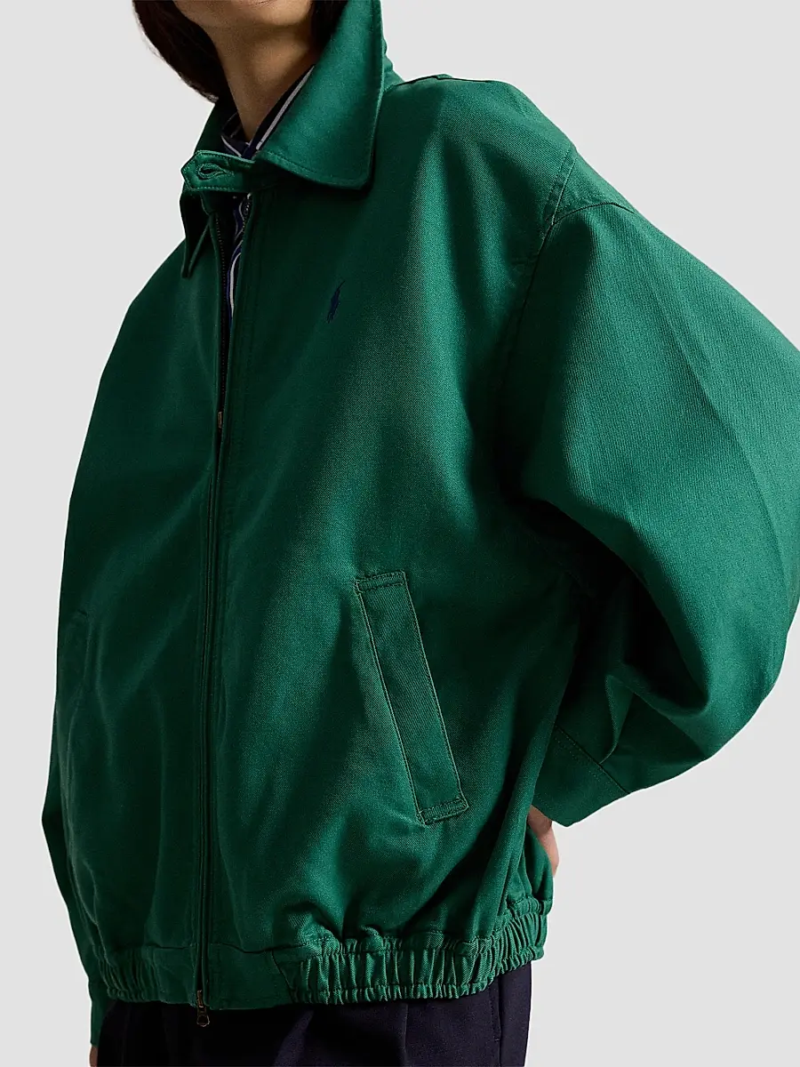 Polo Ralph Lauren Women's Oversized Cotton Windbreaker Jacket | Thumbnail 6 Polo Ralph Lauren Women's Oversized Cotton Windbreaker Jacket | Thumbnail 6