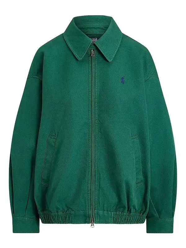 Polo Ralph Lauren Women's Oversized Cotton Windbreaker Jacket