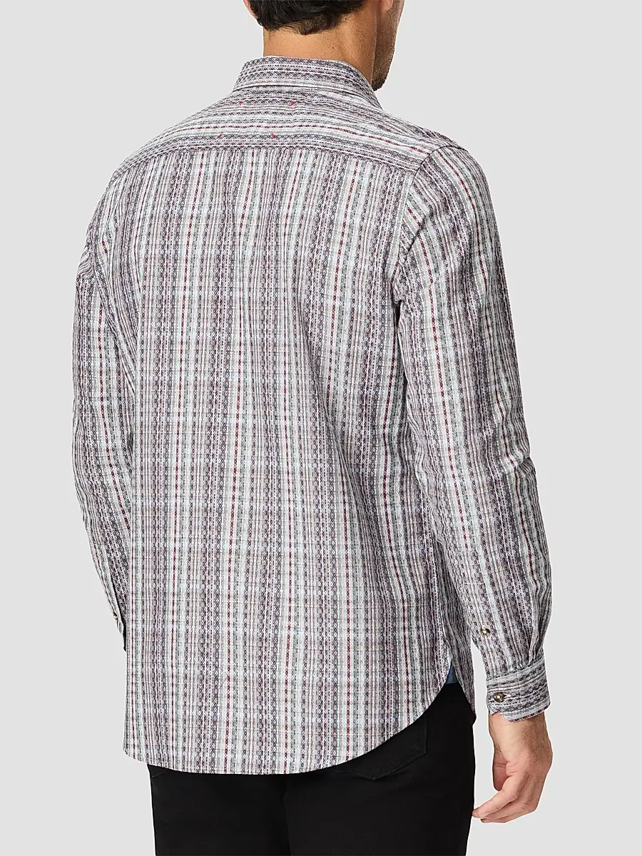Robert Graham Men's Elroy Cotton-Blend Button-Front Shirt | Thumbnail 3