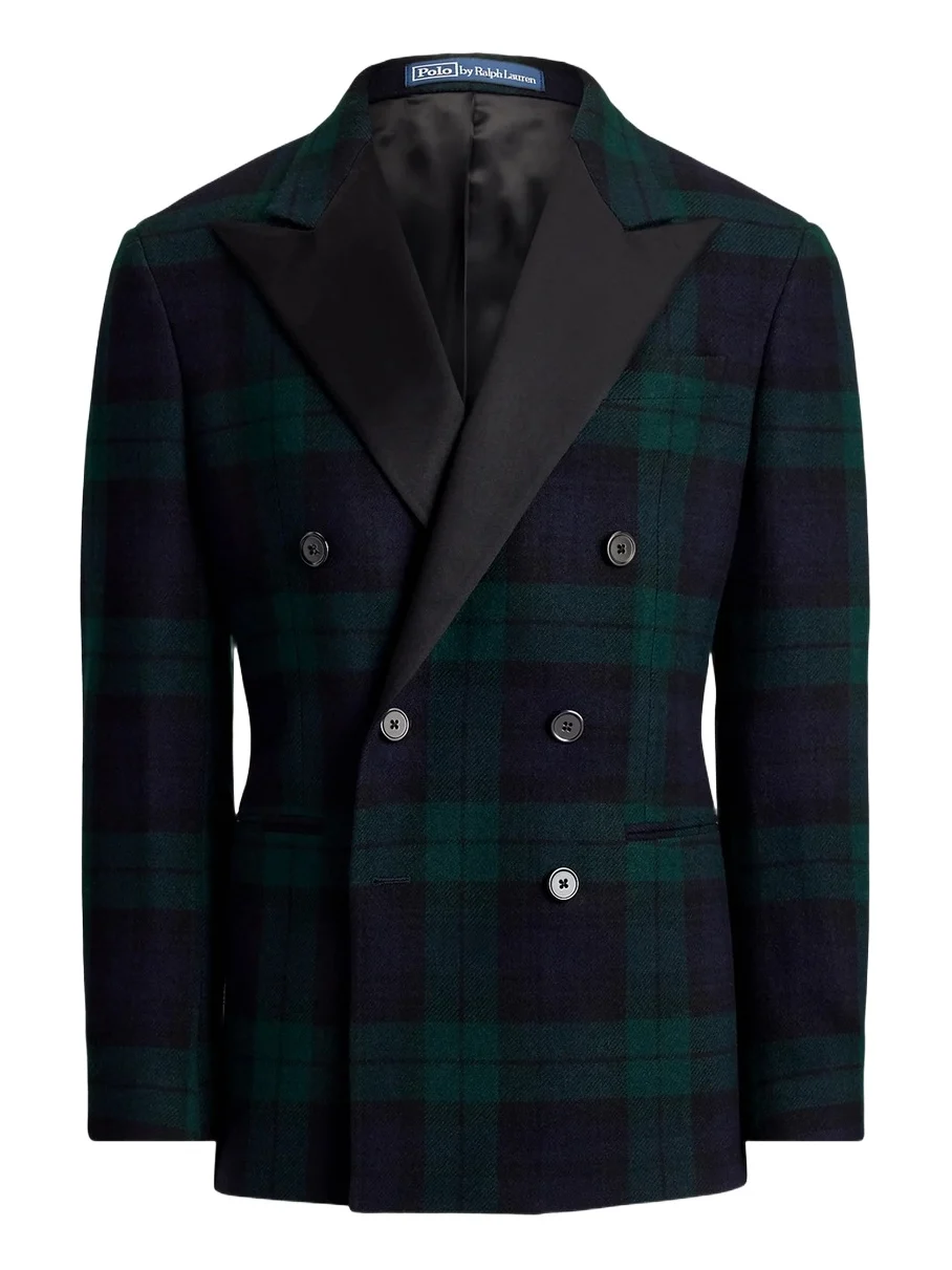 Polo Ralph Lauren Men's Plaid Double-Breasted Tuxedo Jacket
