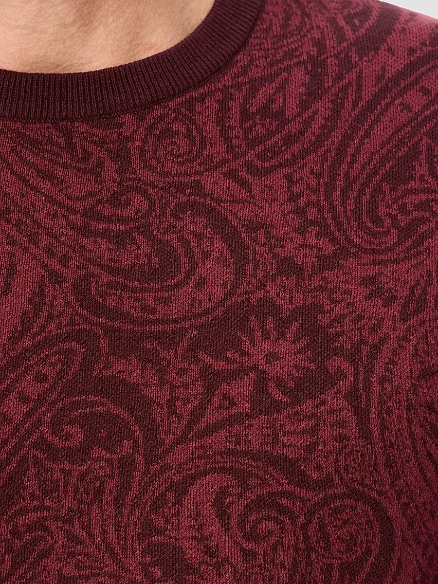 Robert Graham Men's Vomano Cotton-Blend Crewneck Sweater | Thumbnail 4 Robert Graham Men's Vomano Cotton-Blend Crewneck Sweater | Thumbnail 4