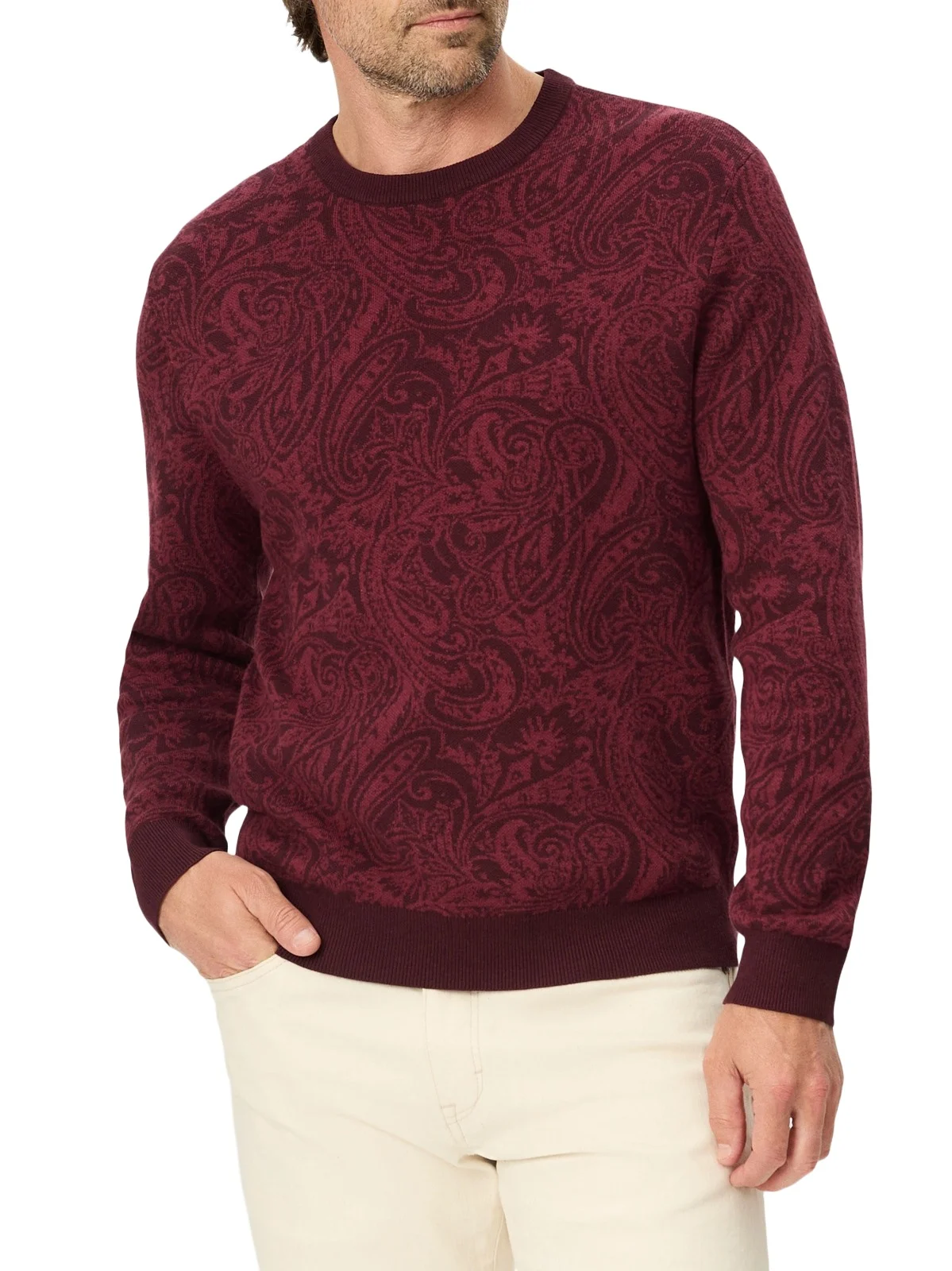 Men's Vomano Cotton-Blend Crewneck Sweater Men's Vomano Cotton-Blend Crewneck Sweater