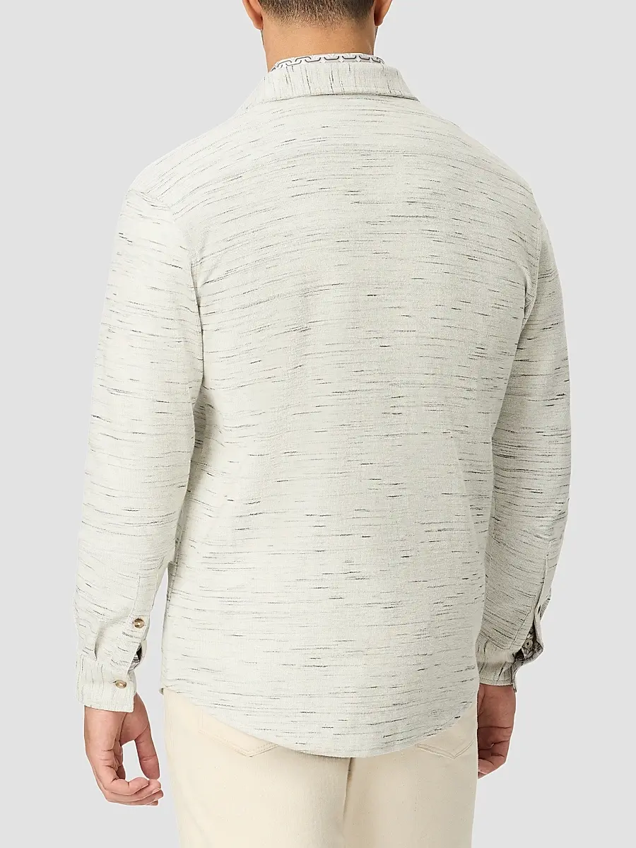 Robert Graham Men's Burstead Heathered Overshirt | Thumbnail 3