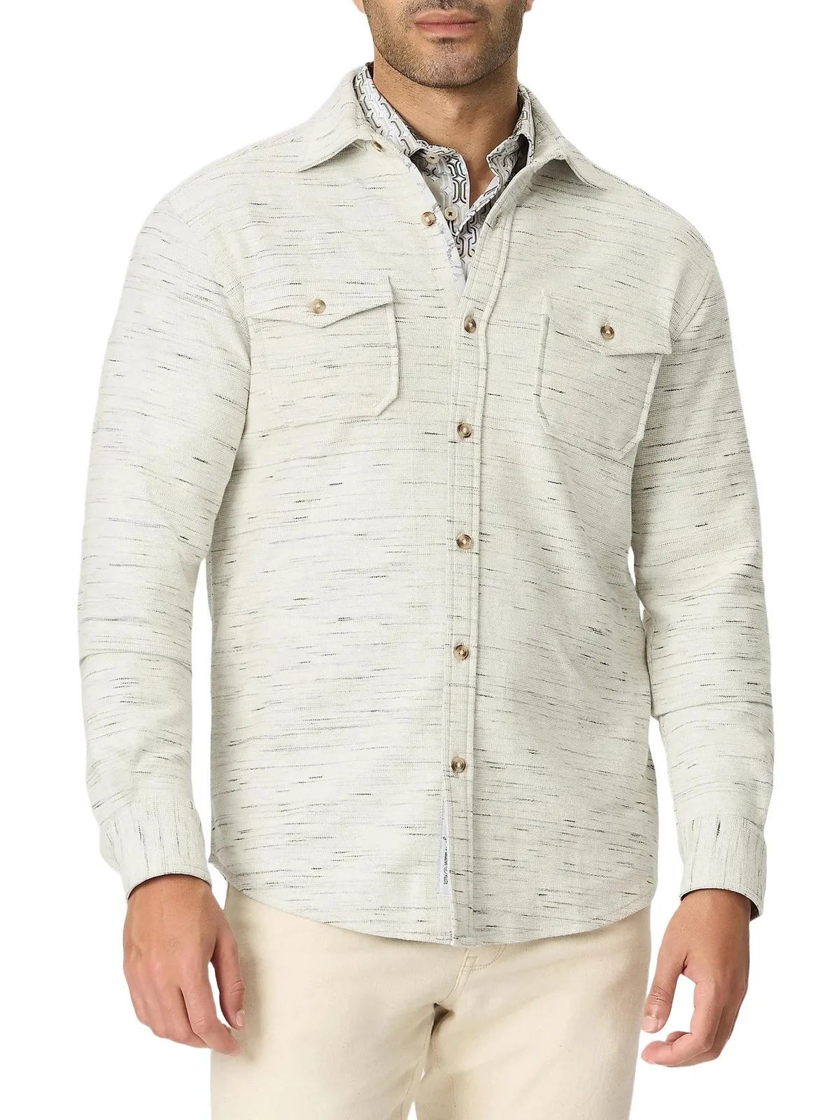 Men's Burstead Heathered Overshirt