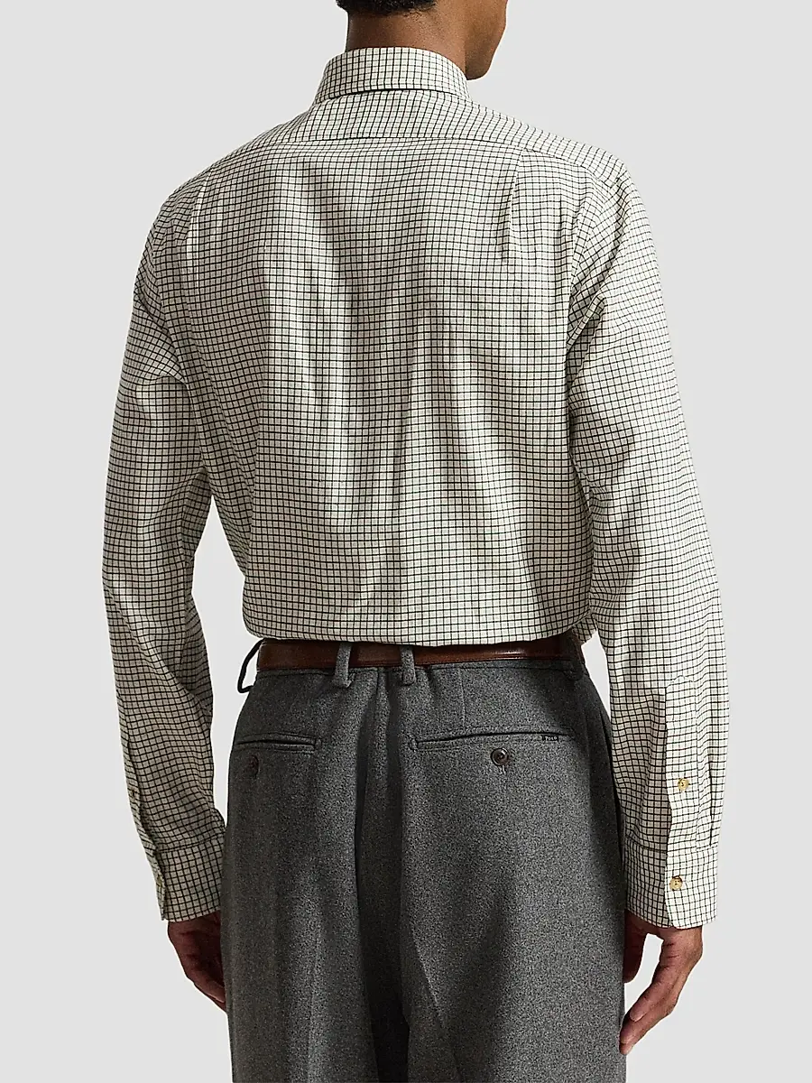 Polo Ralph Lauren Men's Plaid Twill Classic-Fit Shirt | Thumbnail 3 Polo Ralph Lauren Men's Plaid Twill Classic-Fit Shirt | Thumbnail 3