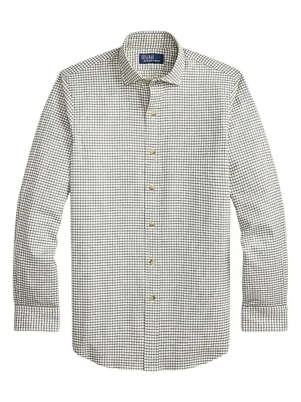 Men's Plaid Twill Classic-Fit Shirt