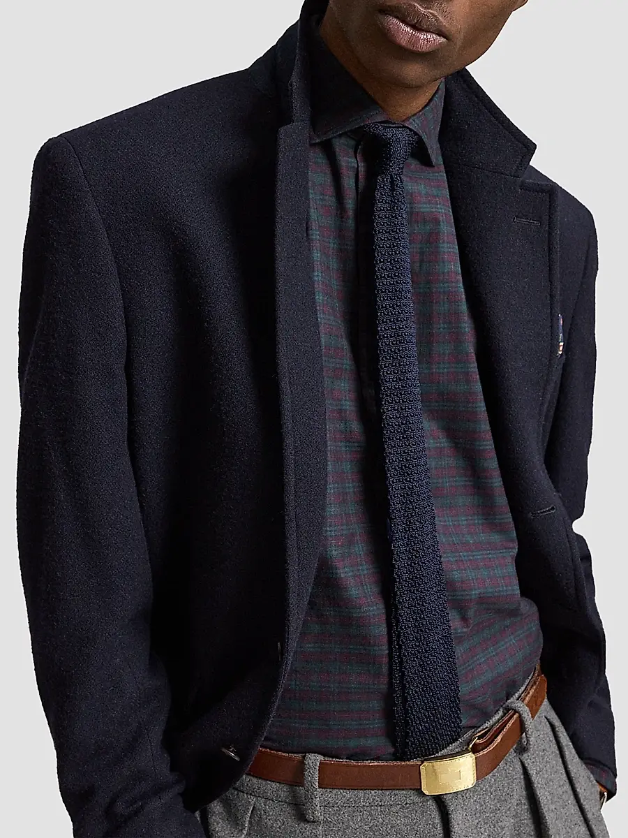 Polo Ralph Lauren Men's ​​Plaid Twill Classic-Fit Shirt | Thumbnail 5