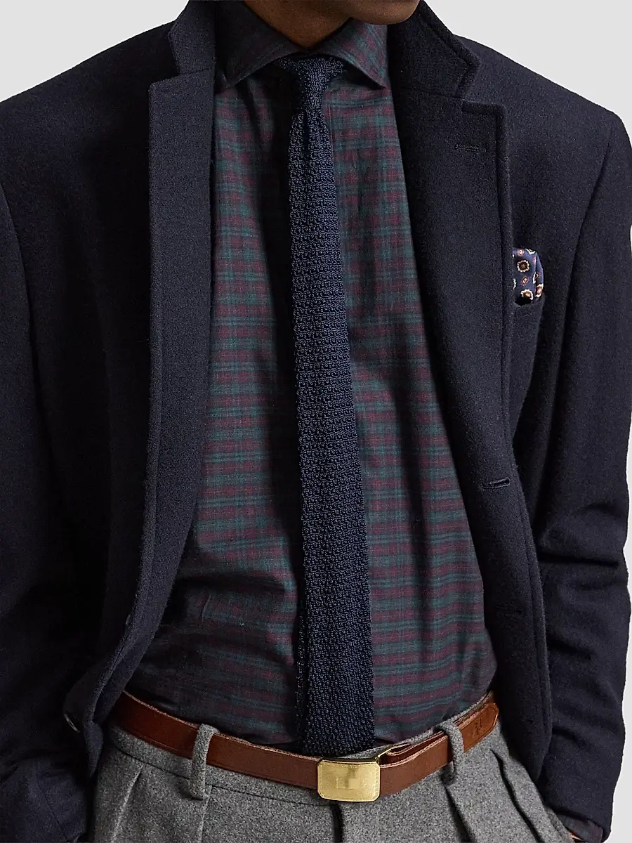 Polo Ralph Lauren Men's ​​Plaid Twill Classic-Fit Shirt | Thumbnail 6