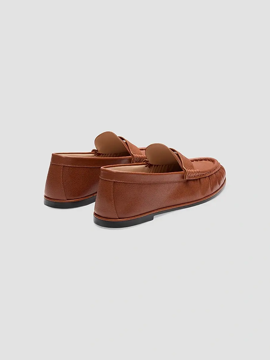 Stuart Weitzman Women's Spencer Leather Penny Loafers | Thumbnail 3 Stuart Weitzman Women's Spencer Leather Penny Loafers | Thumbnail 3