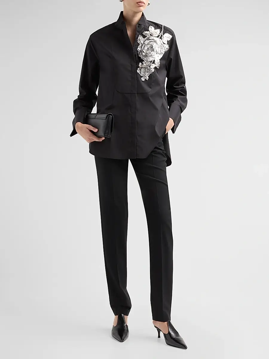 Ungaro Women's Vista Appliqué Blouse | Thumbnail 2 Ungaro Women's Vista Appliqué Blouse | Thumbnail 2