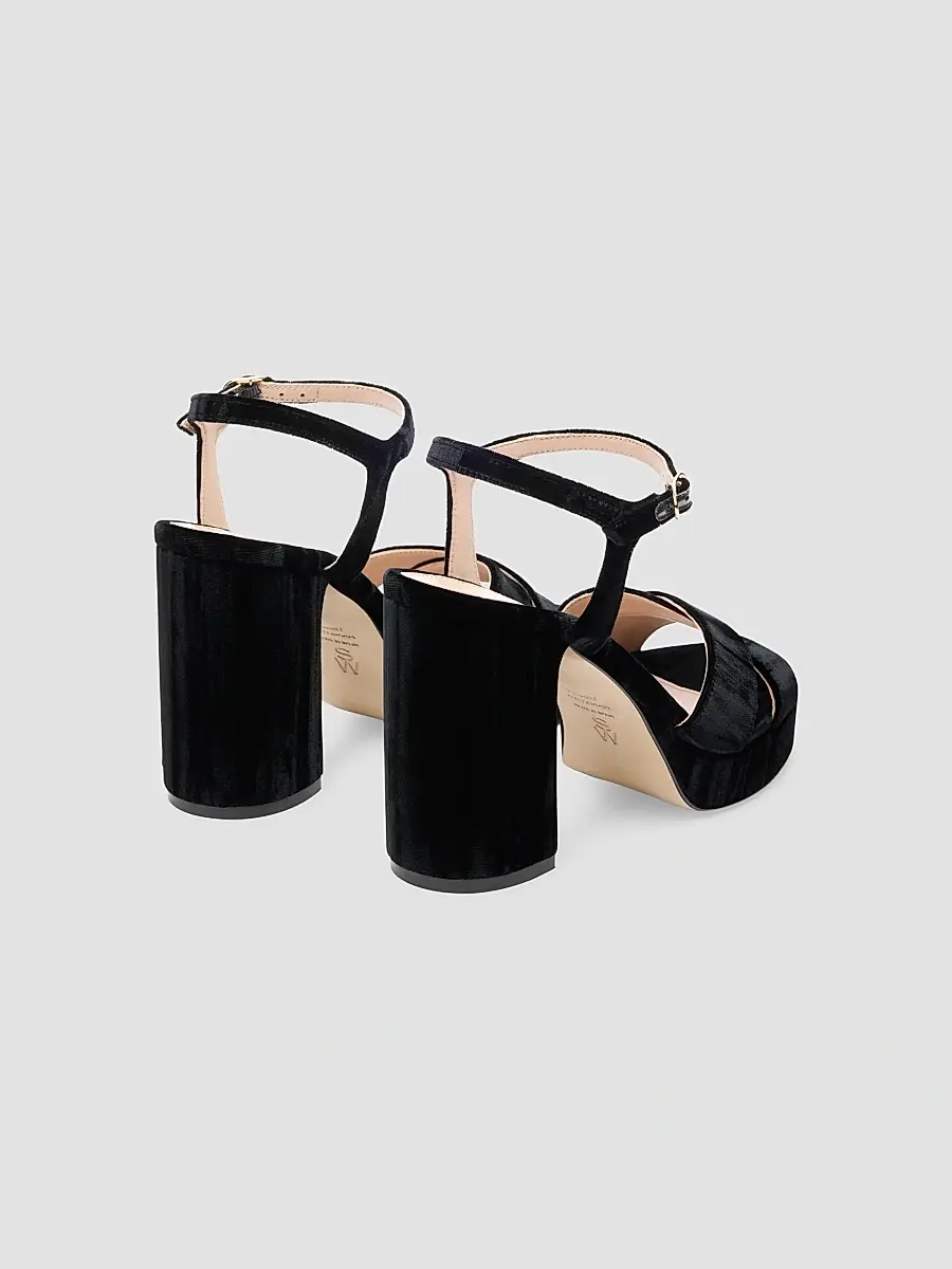 Stuart Weitzman Women's Dayna 110MM Suede Platform Sandals | Thumbnail 3 Stuart Weitzman Women's Dayna 110MM Suede Platform Sandals | Thumbnail 3