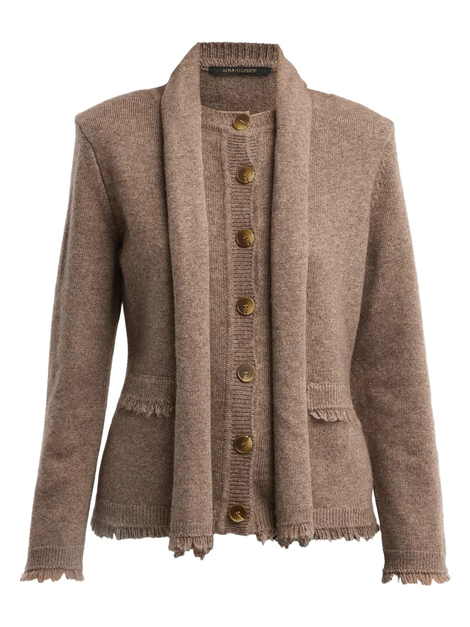 Women's Gracie Wool-Blend Scarf Cardigan