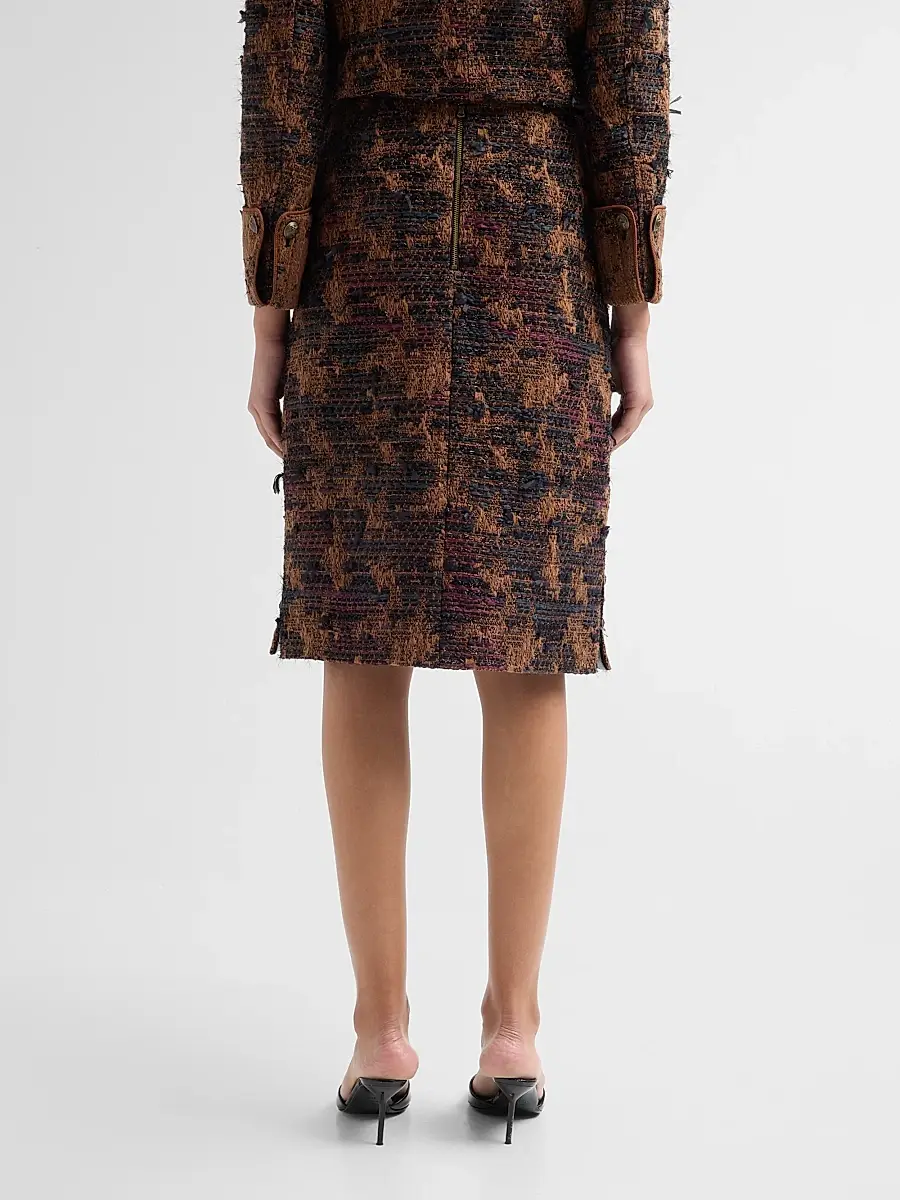 Kobi Halperin Women's Olsen Tweed Knee-Length Skirt | Thumbnail 3 Kobi Halperin Women's Olsen Tweed Knee-Length Skirt | Thumbnail 3