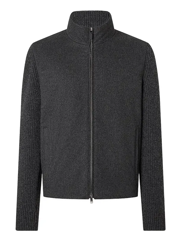 Zegna Men's Oasi Cashmere Full Zip Cardigan