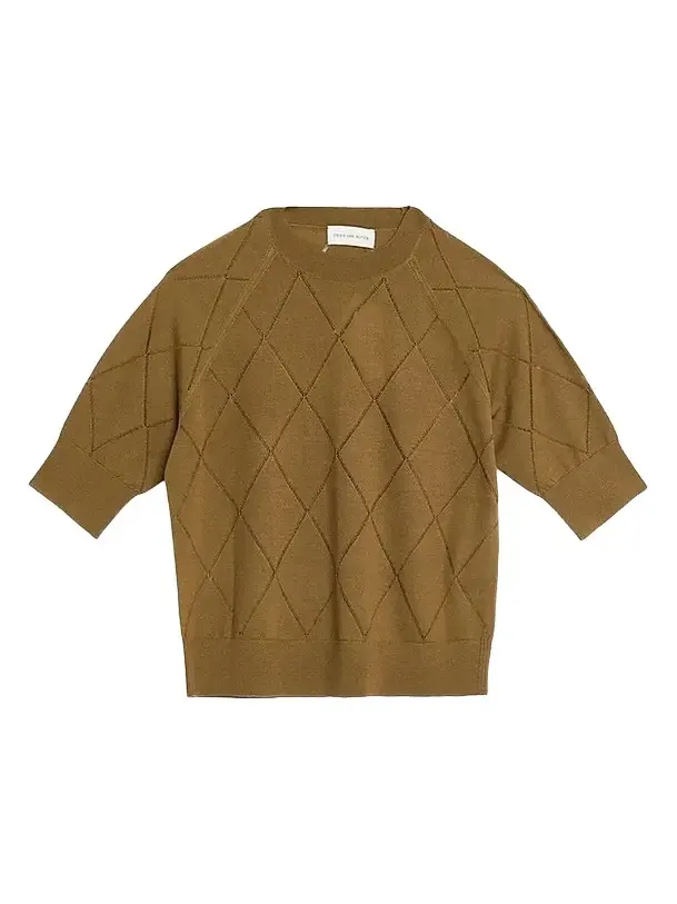 Women's Tuan Geometric Wool Top Women's Tuan Geometric Wool Top