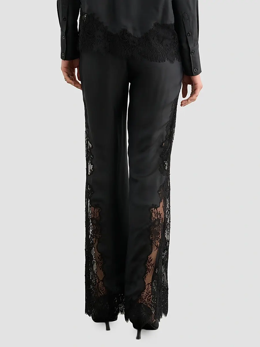 Toccin Women's Priya Flared Lace-Inset Pants | Thumbnail 3 Toccin Women's Priya Flared Lace-Inset Pants | Thumbnail 3
