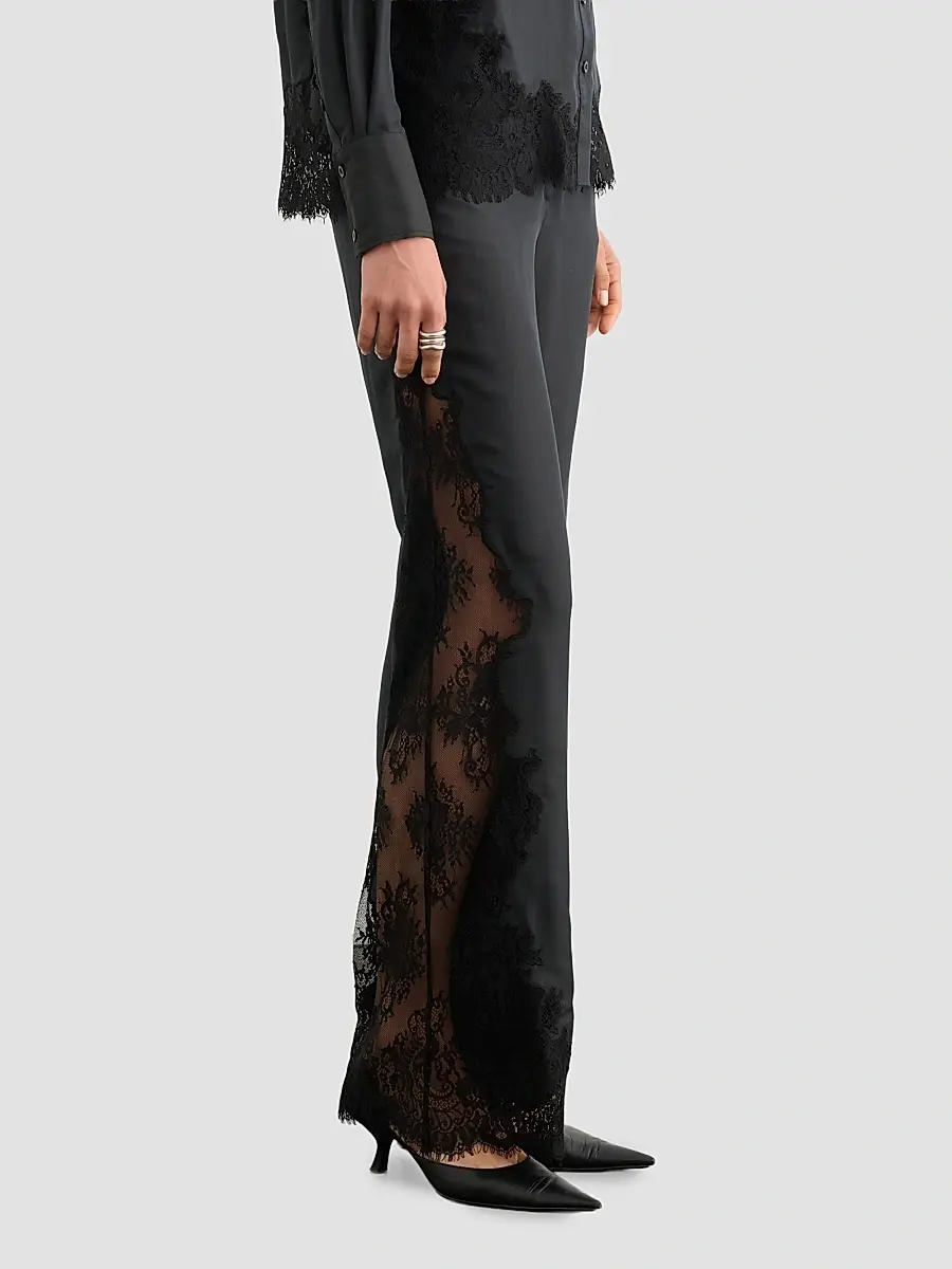 Toccin Women's Priya Flared Lace-Inset Pants | Thumbnail 5 Toccin Women's Priya Flared Lace-Inset Pants | Thumbnail 5