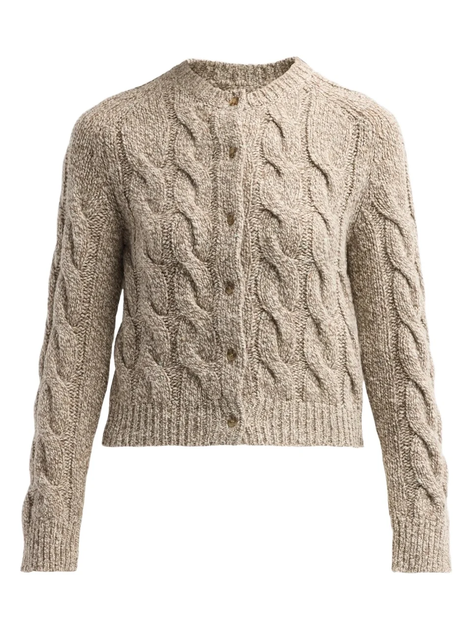Women's Penrose Cable-Knit Virgin Wool-Blend Cardigan Women's Penrose Cable-Knit Virgin Wool-Blend Cardigan