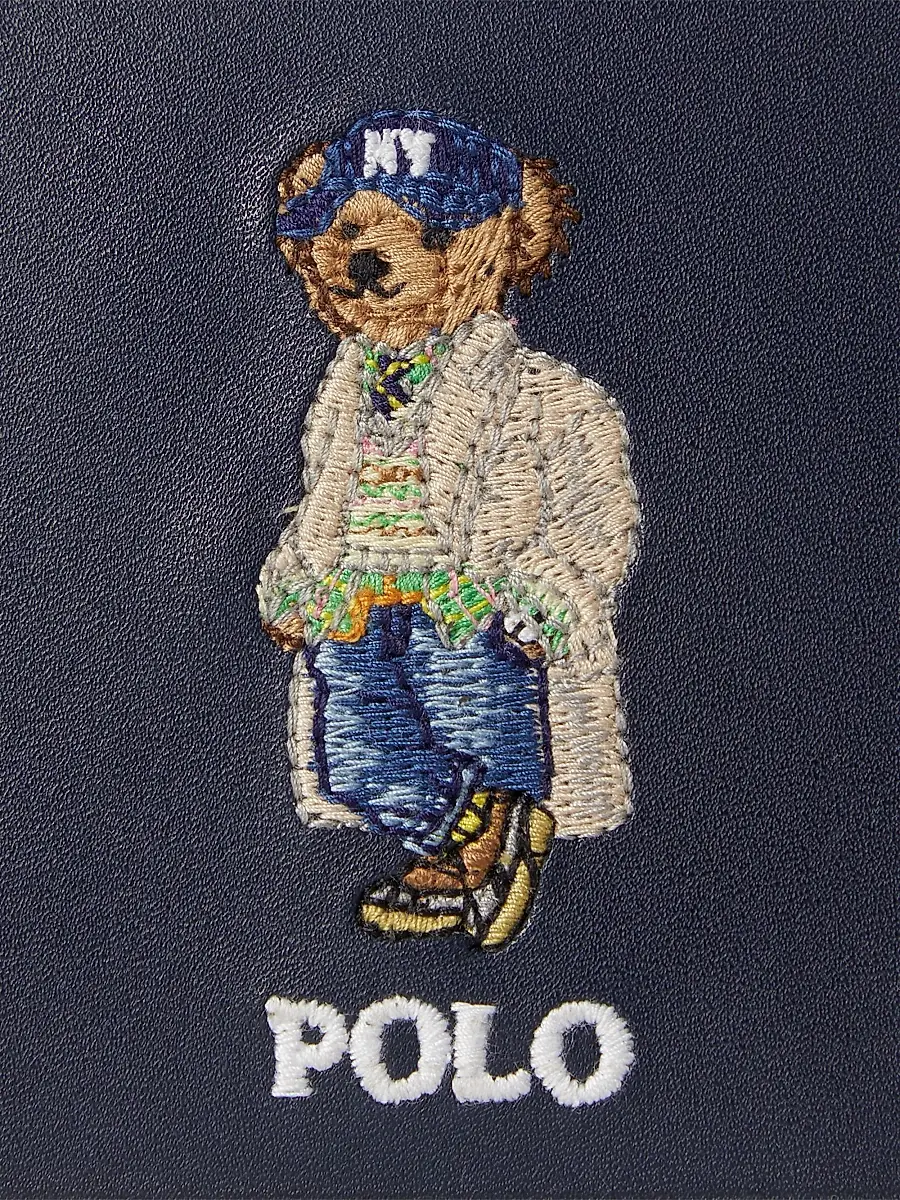 Polo Ralph Lauren Men's Polo Bear Leather Card Case | Thumbnail 3 Polo Ralph Lauren Men's Polo Bear Leather Card Case | Thumbnail 3